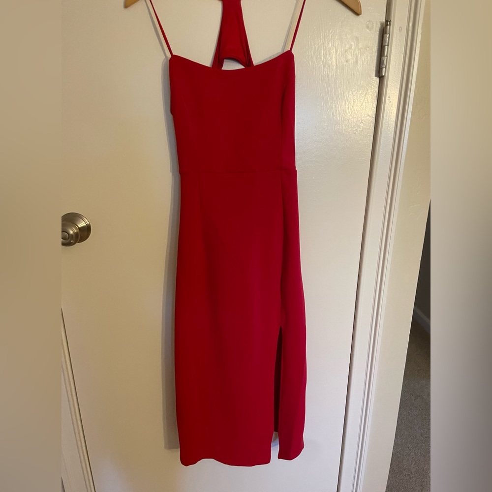 NWT cut out back body con dress